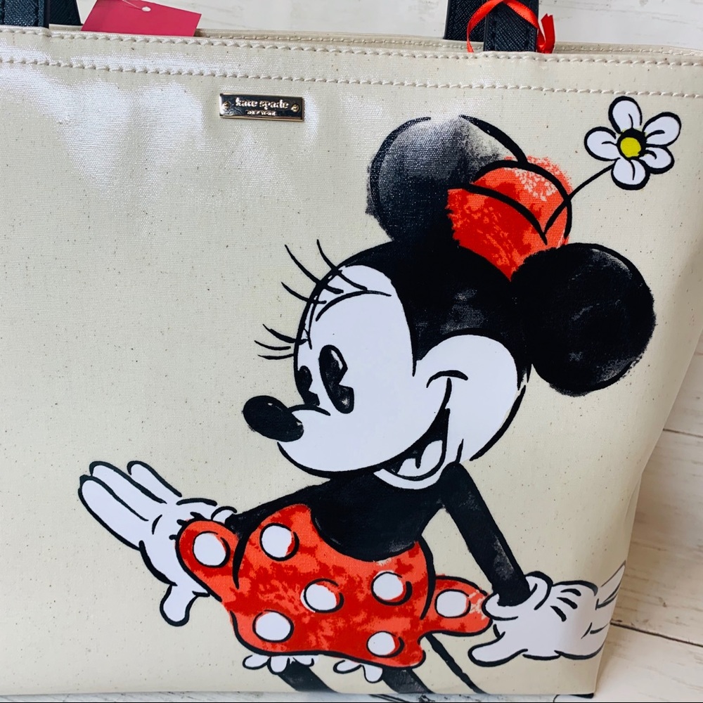Disney Minnie Mouse Kate spade Tote BRAND NEW - Picture 2 of 9